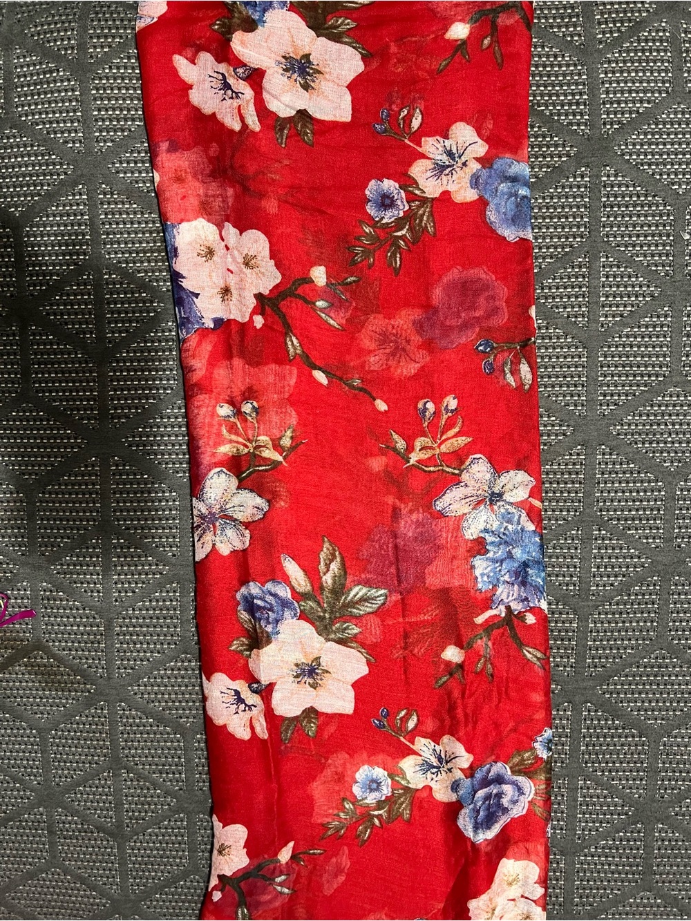 Floral Red hijab